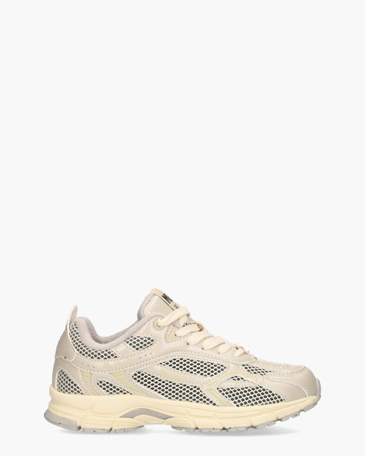 The Re-Run Lichtbeige Damessneakers