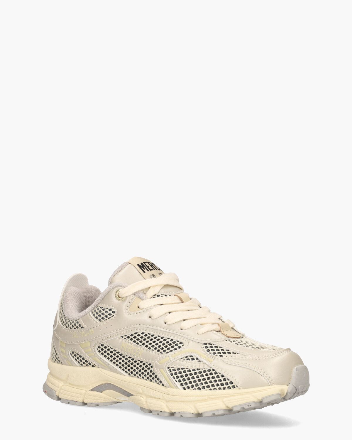The Re-Run Lichtbeige Damessneakers