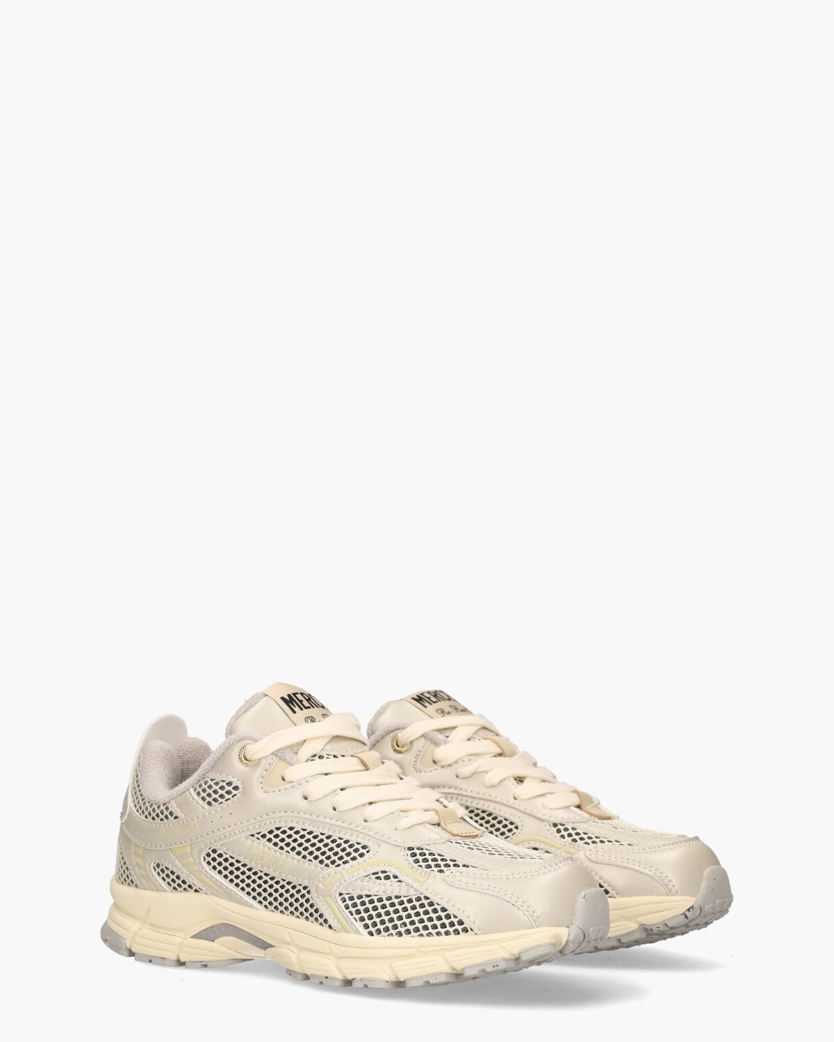 The Re-Run Lichtbeige Damessneakers