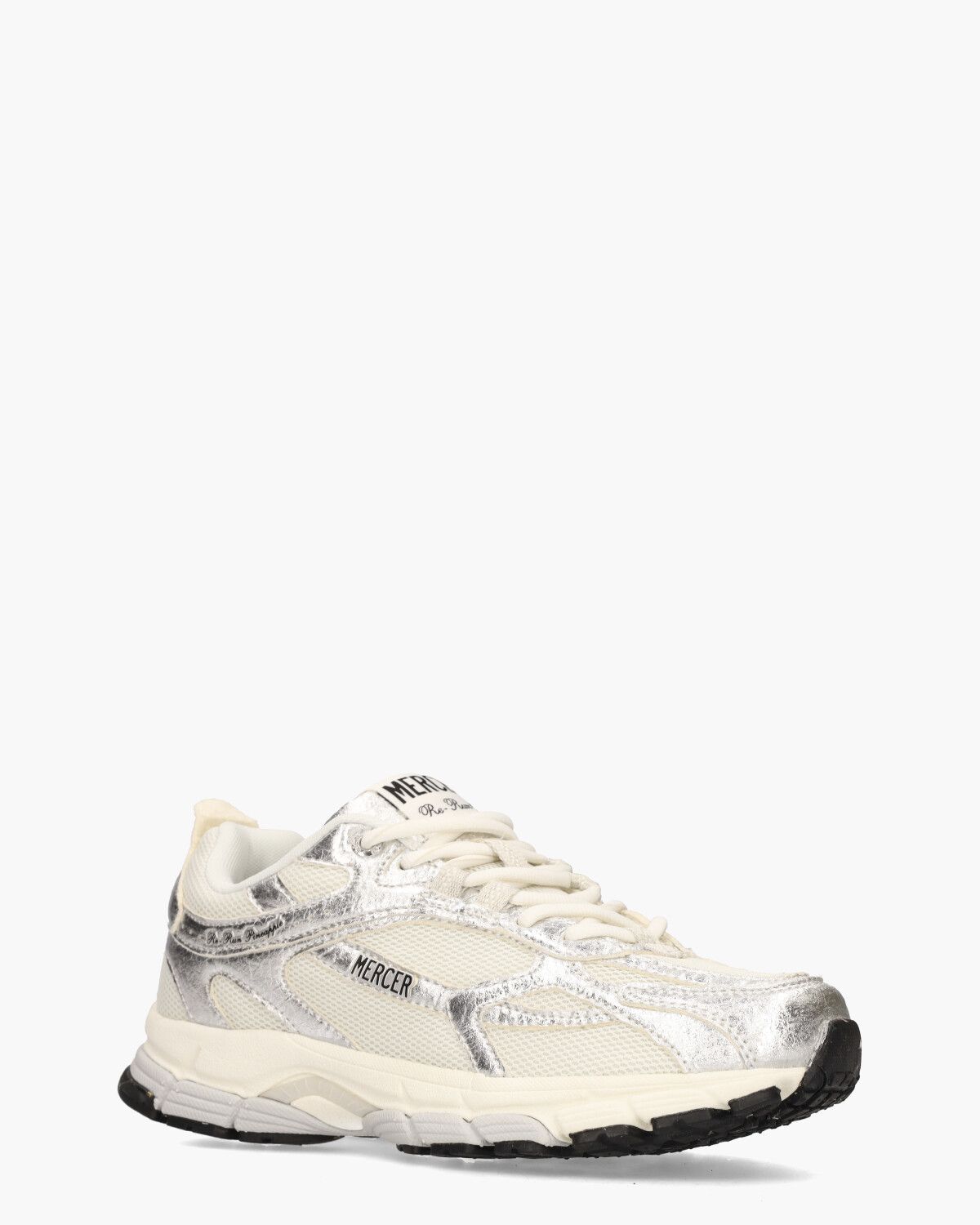 The Re-Run Pineapple 2.0 Off-White/Zilver Damessneakers
