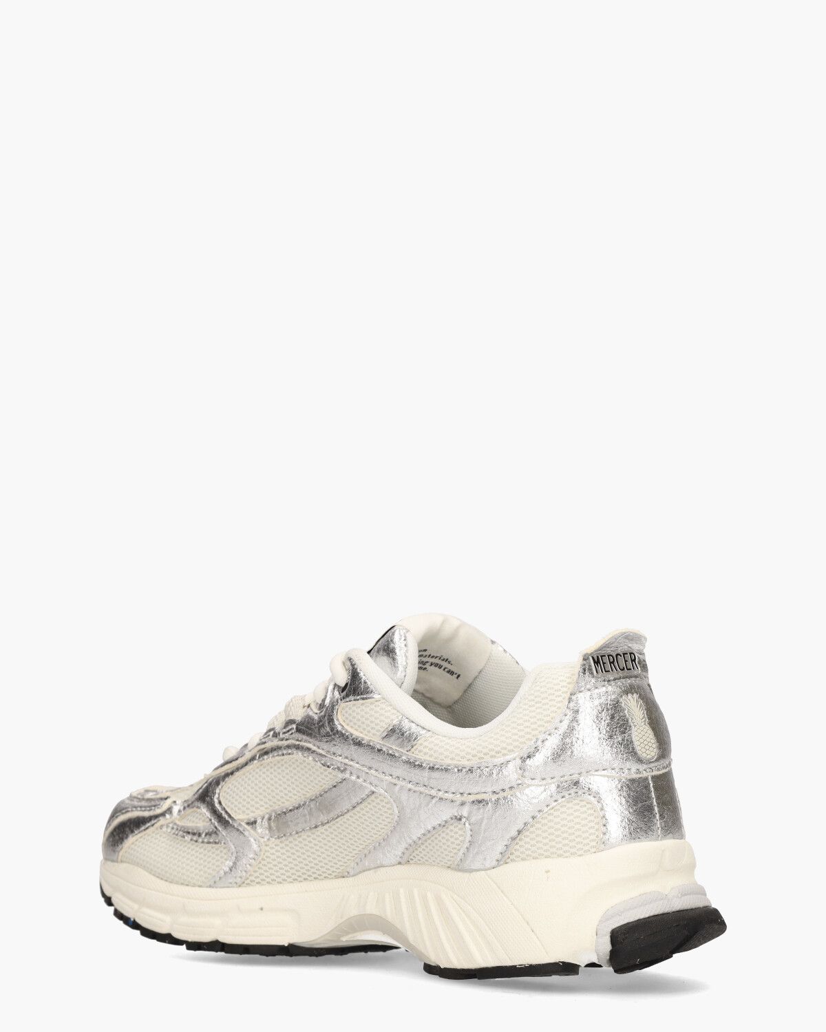 The Re-Run Pineapple 2.0 Off-White/Zilver Damessneakers