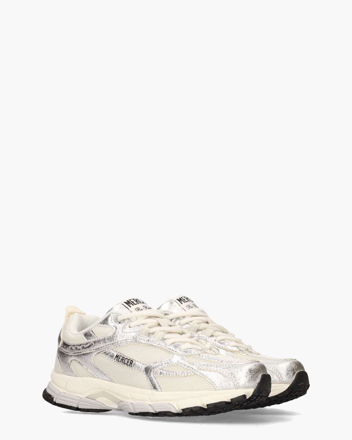 The Re-Run Pineapple 2.0 Off-White/Zilver Damessneakers