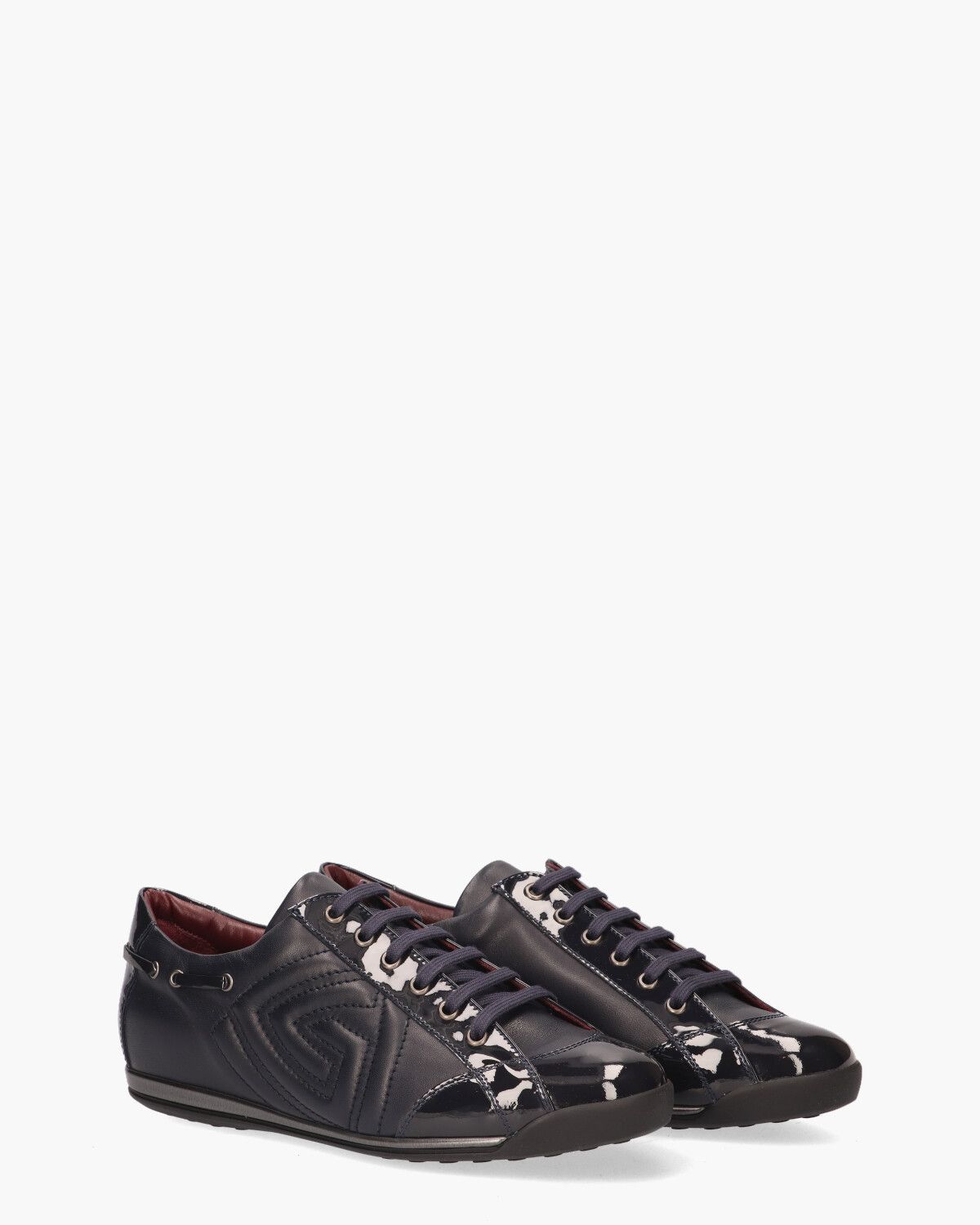 L902018 Donkerblauw Damessneakers