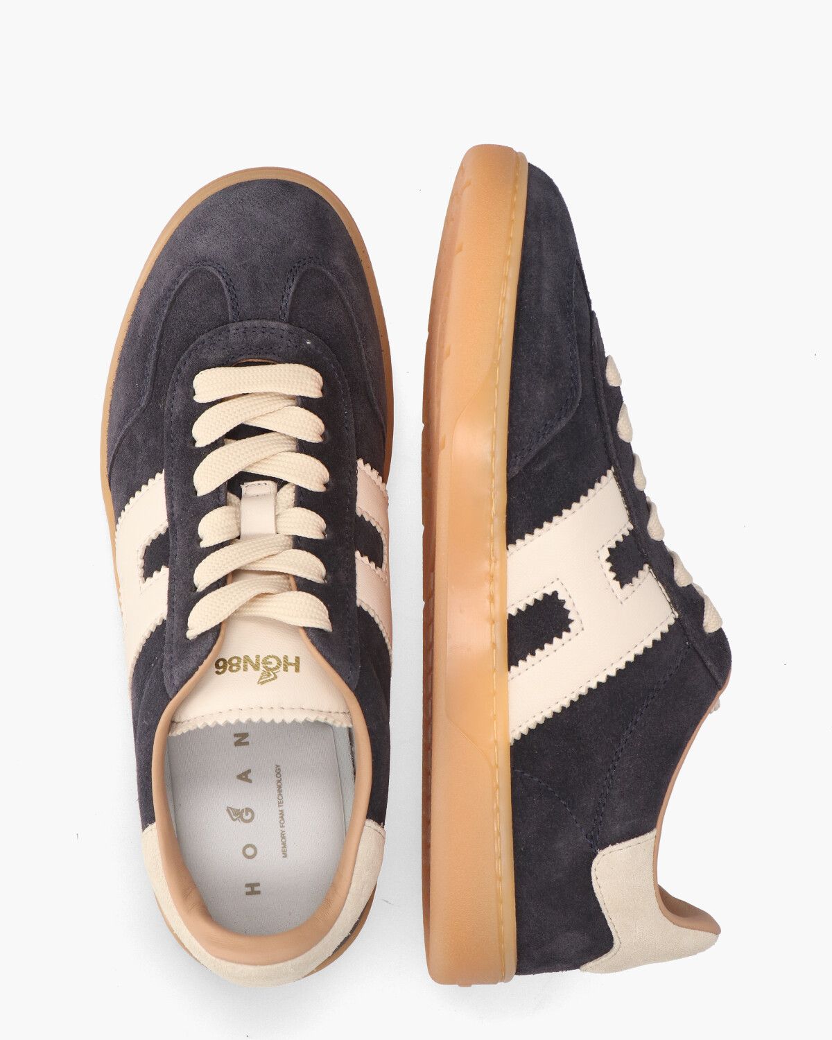 Cool Donkerblauw/Off-White Damessneakers