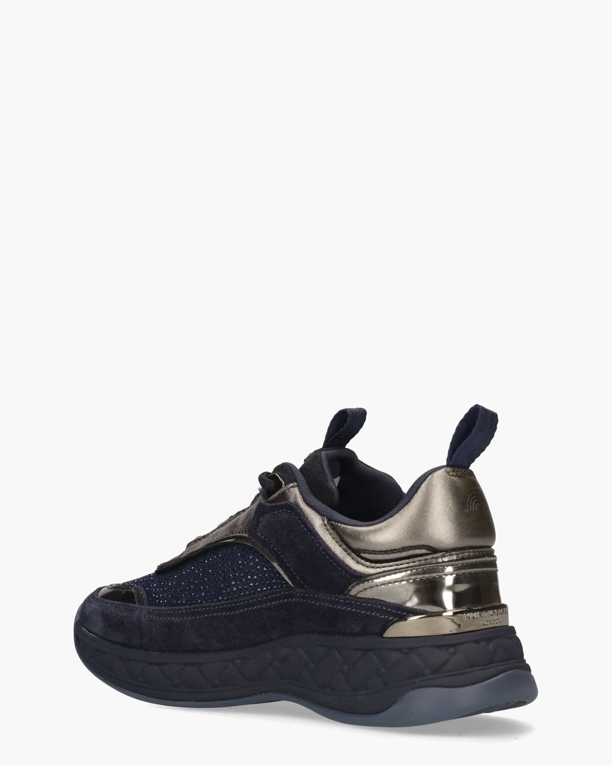 Kensington C Sneaker Donkerblauw/Zilvergrijs Damessneakers