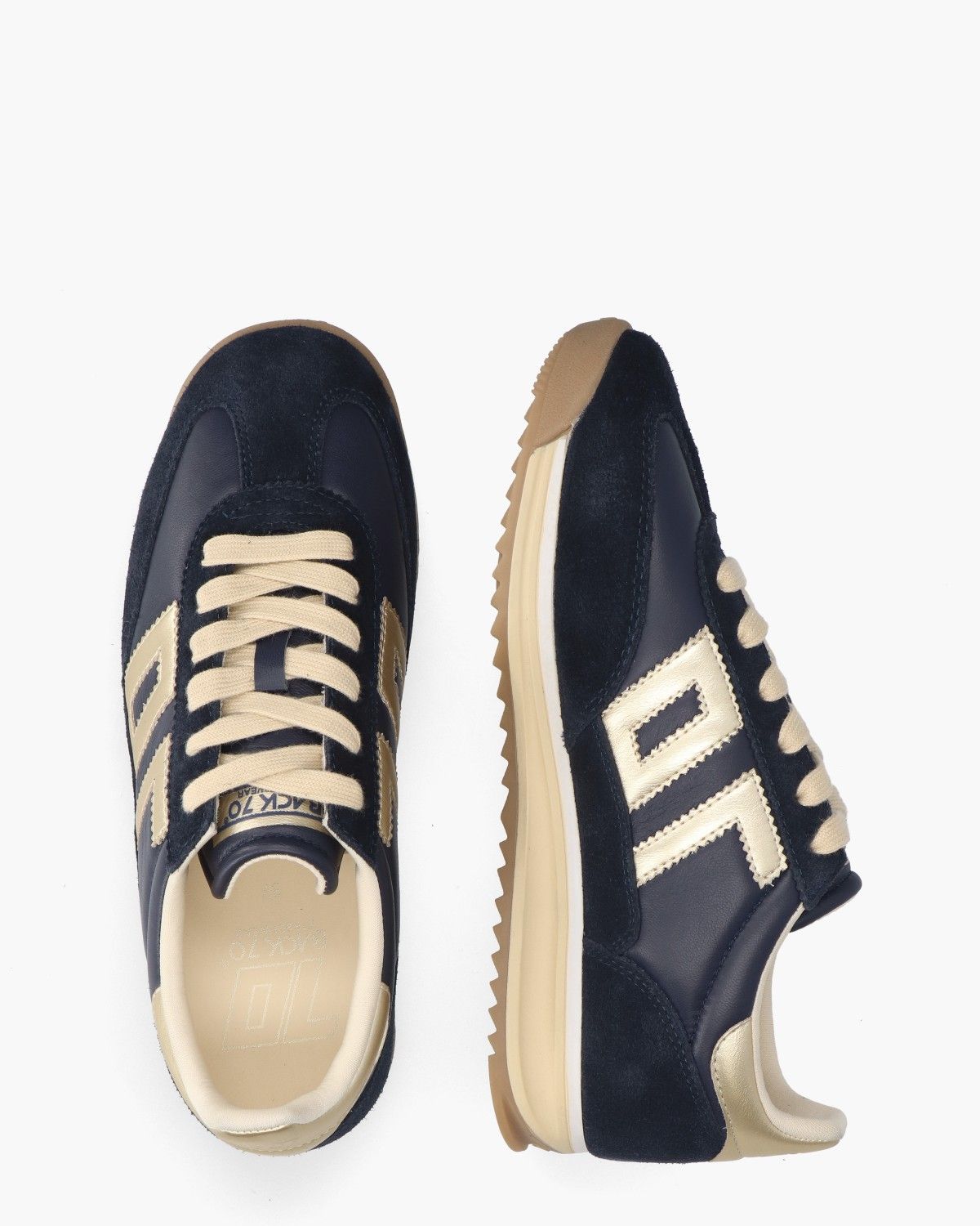 Jogger Blauw/Goud Damessneakers