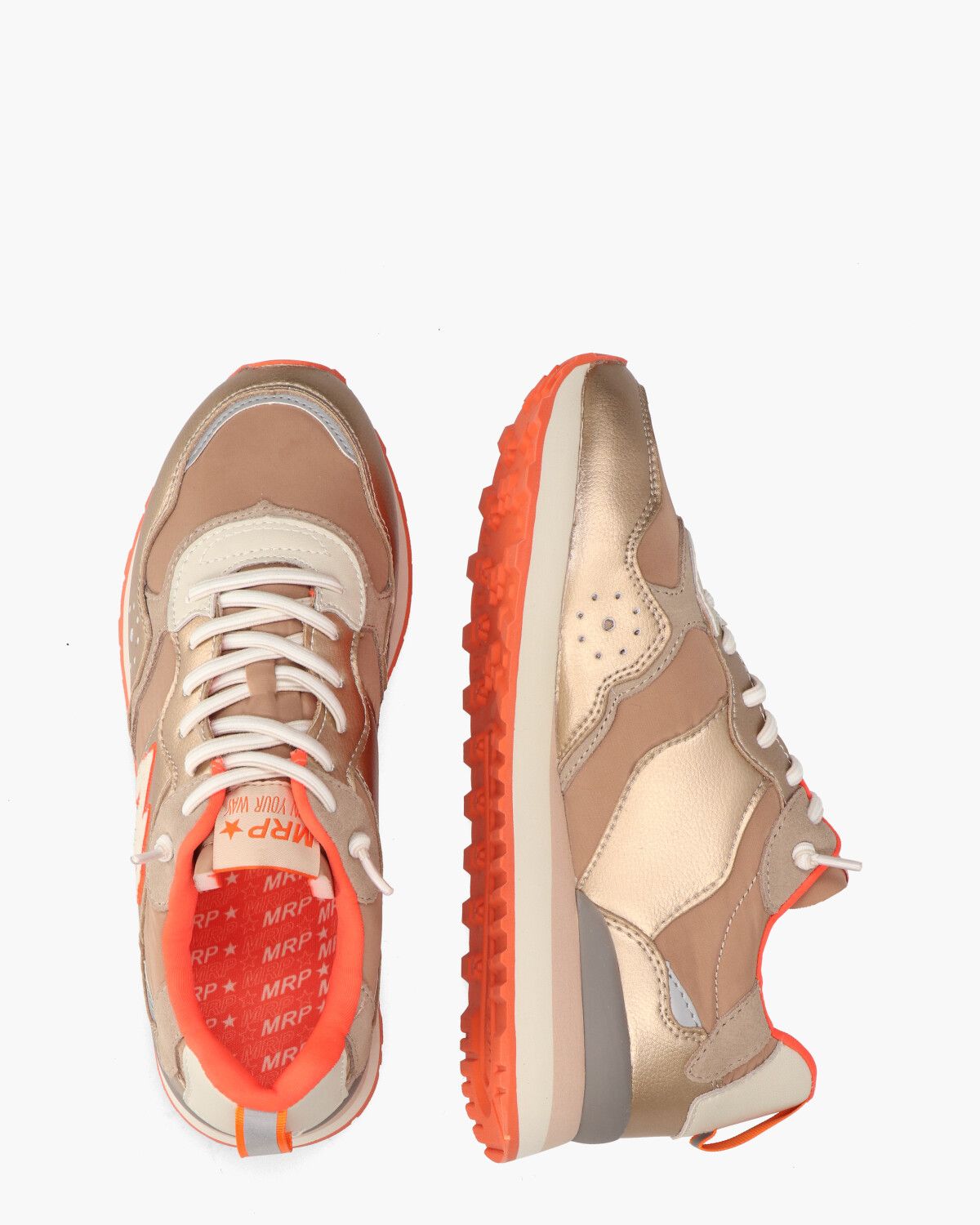MRP47 Goud/Multicolor Damessneakers