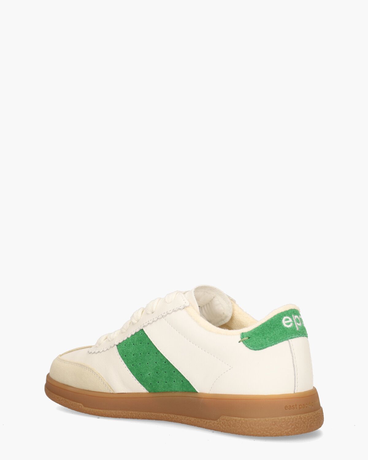 Santon Off-White/Groen Damessneakers