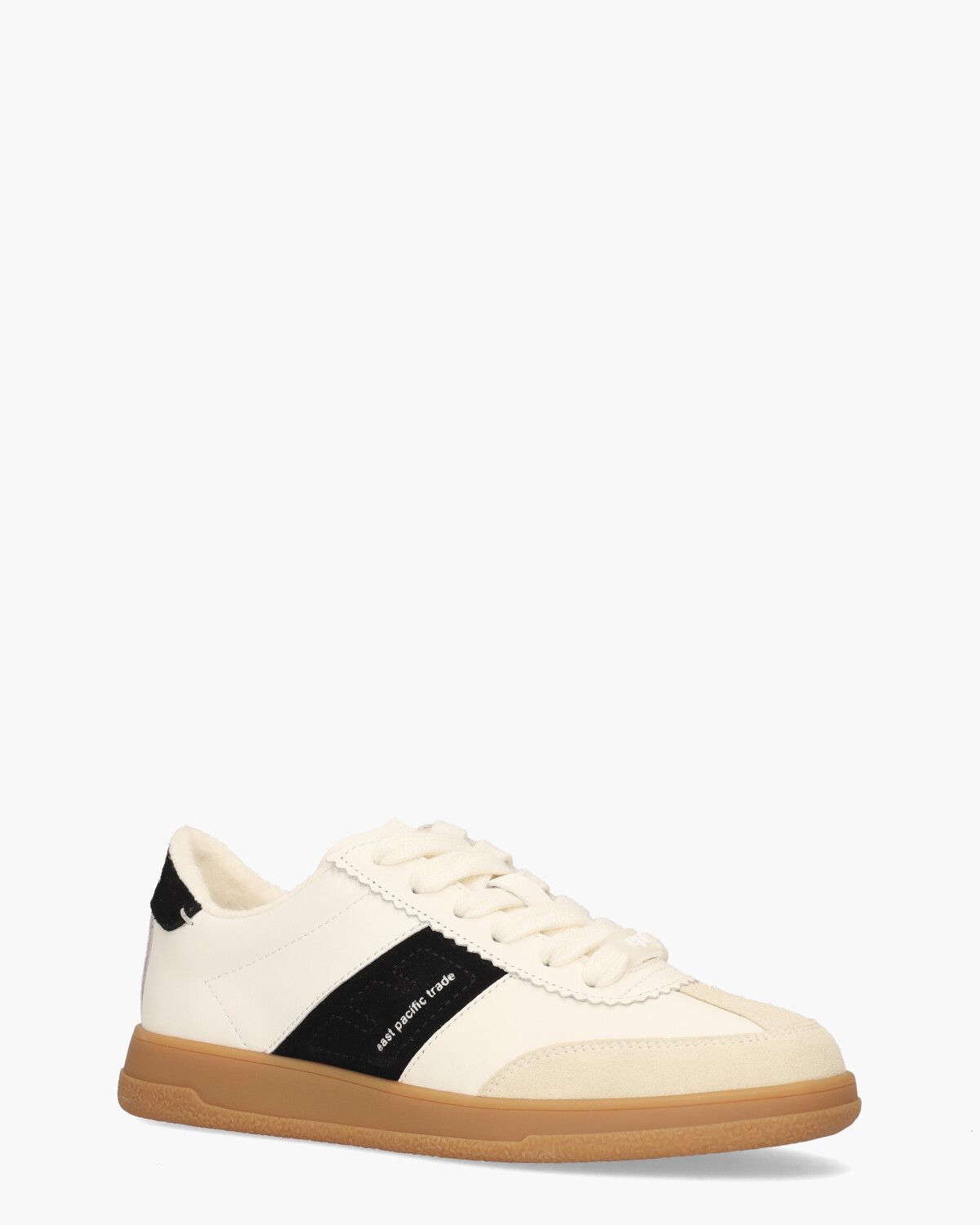 Santos Off-White/Zwart Damessneakers