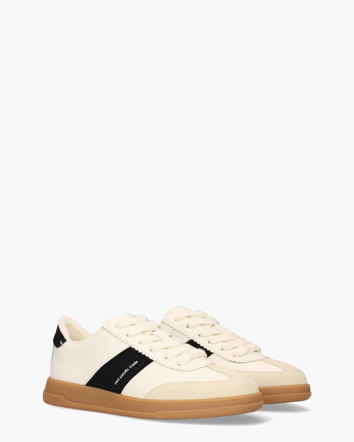 Santos Off-White/Zwart Damessneakers