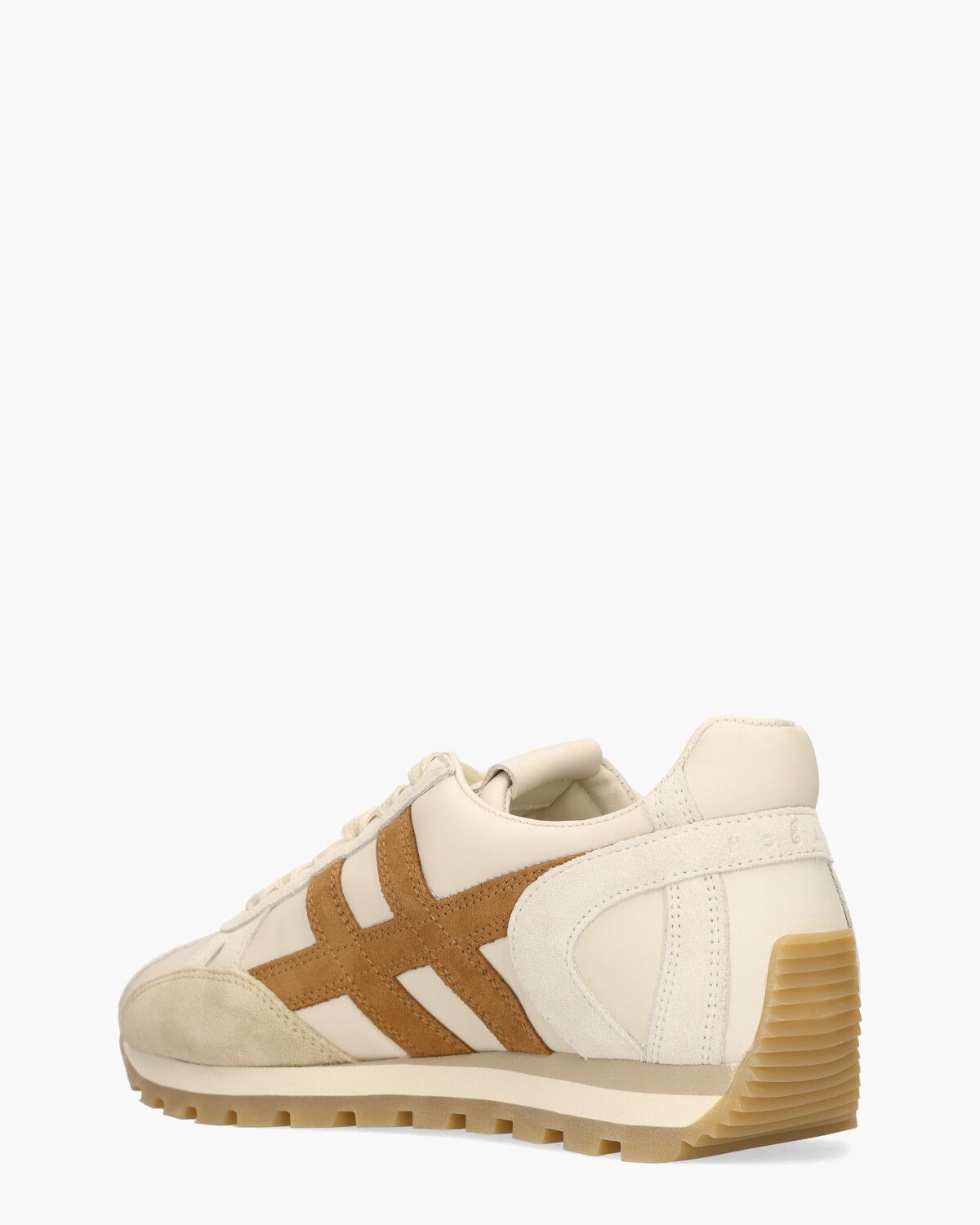 86er Wit/Bruin Damessneakers