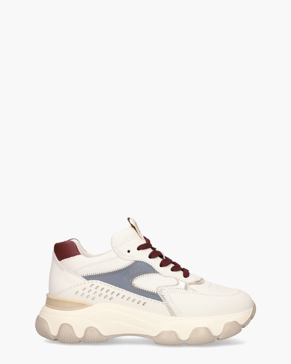 Hyperactive Wit/Multicolor Damessneakers
