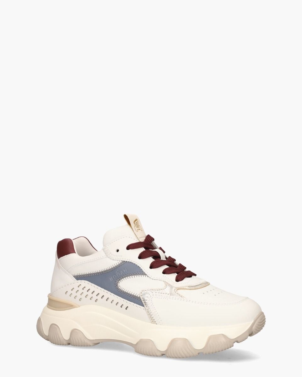 Hyperactive Wit/Multicolor Damessneakers