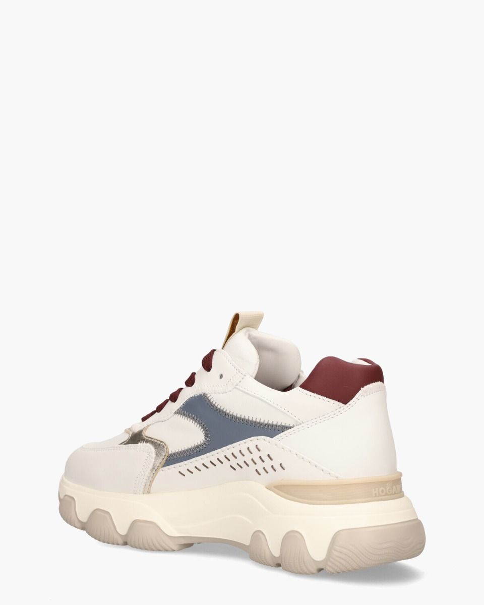 Hyperactive Wit/Multicolor Damessneakers