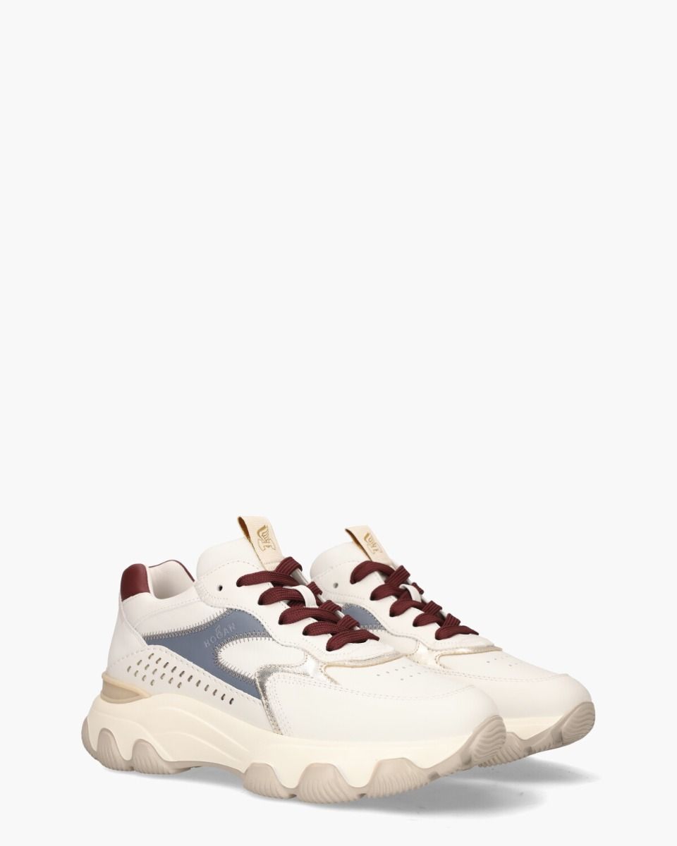 Hyperactive Wit/Multicolor Damessneakers