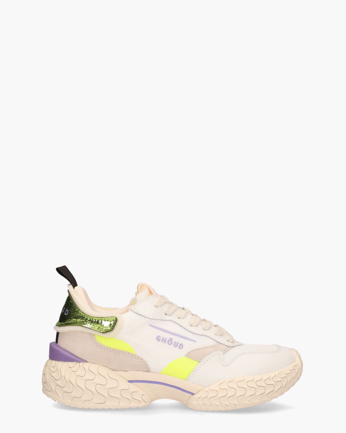 Tyre Low Wit/Multicolor Damessneakers