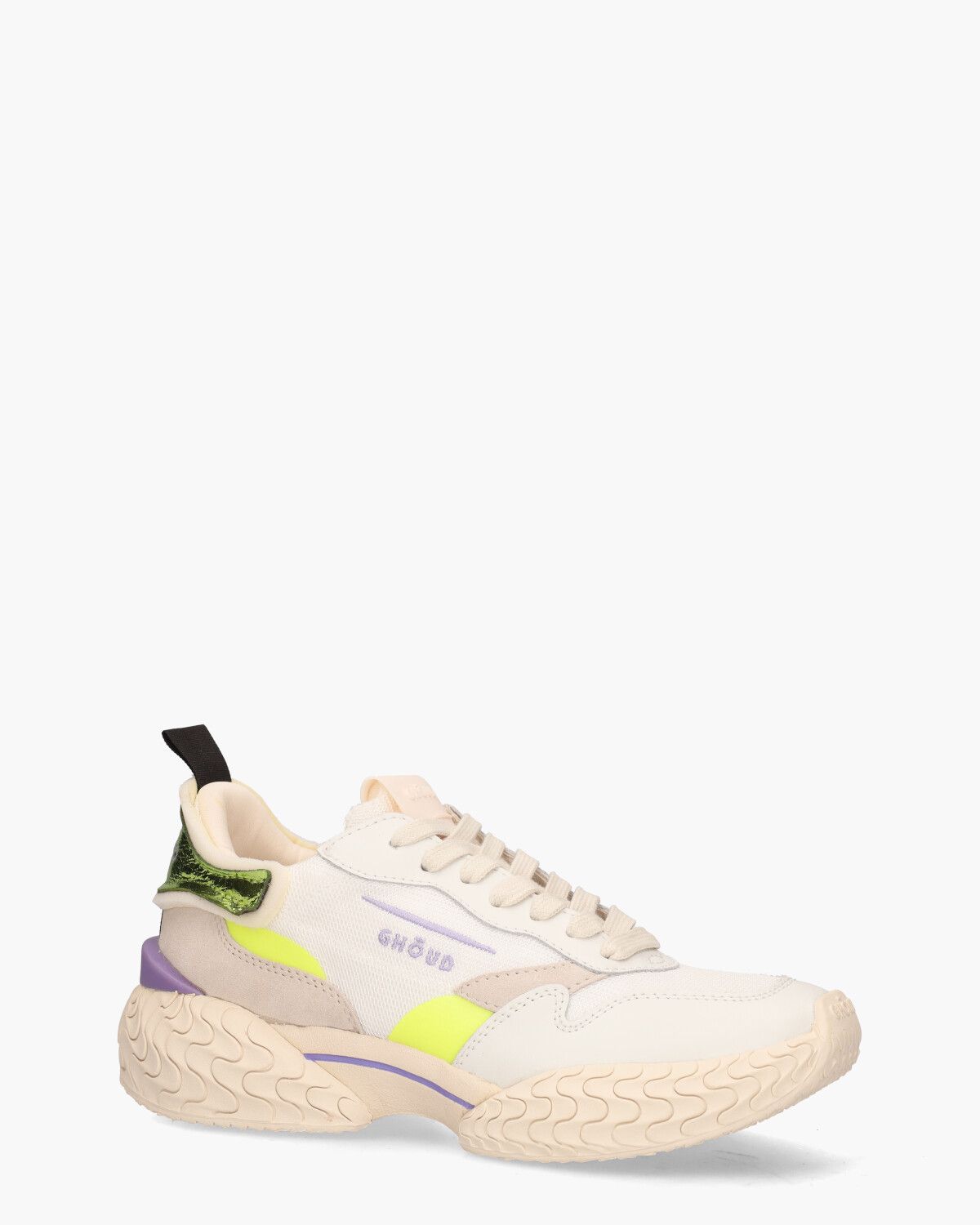 Tyre Low Wit/Multicolor Damessneakers