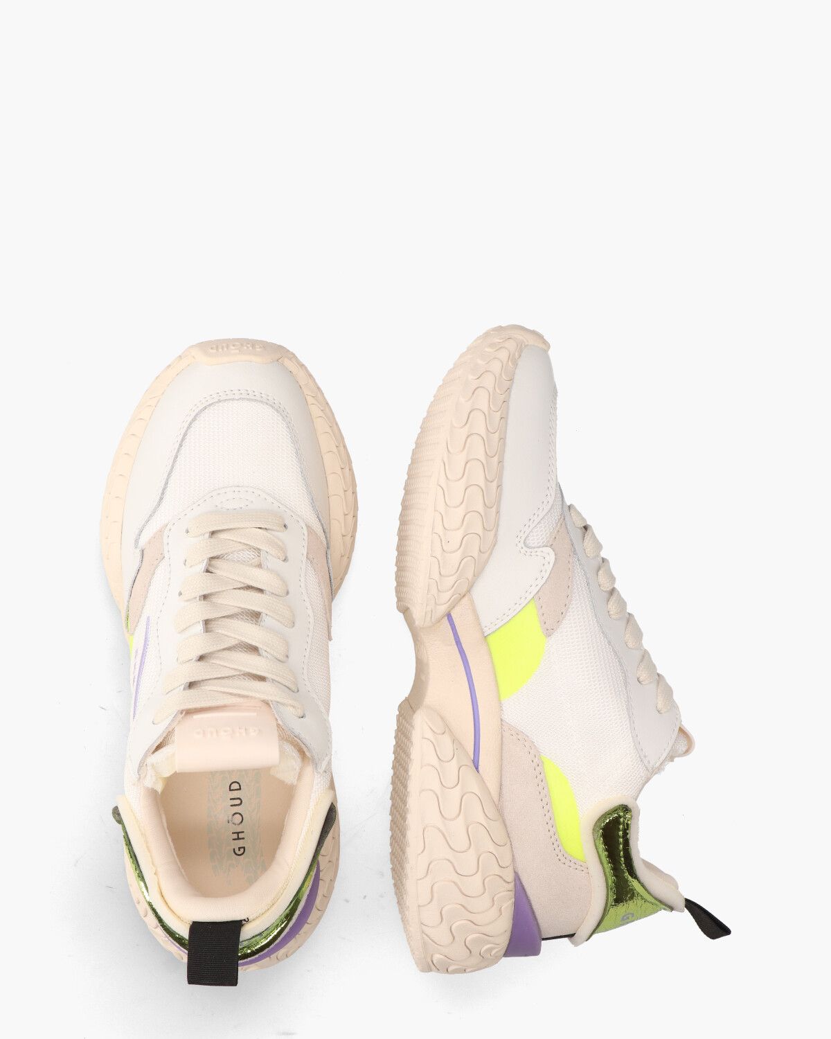 Tyre Low Wit/Multicolor Damessneakers