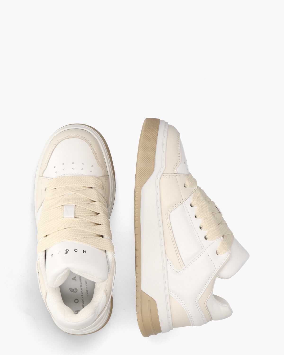 Chamallow Wit/Roomwit Damessneakers 