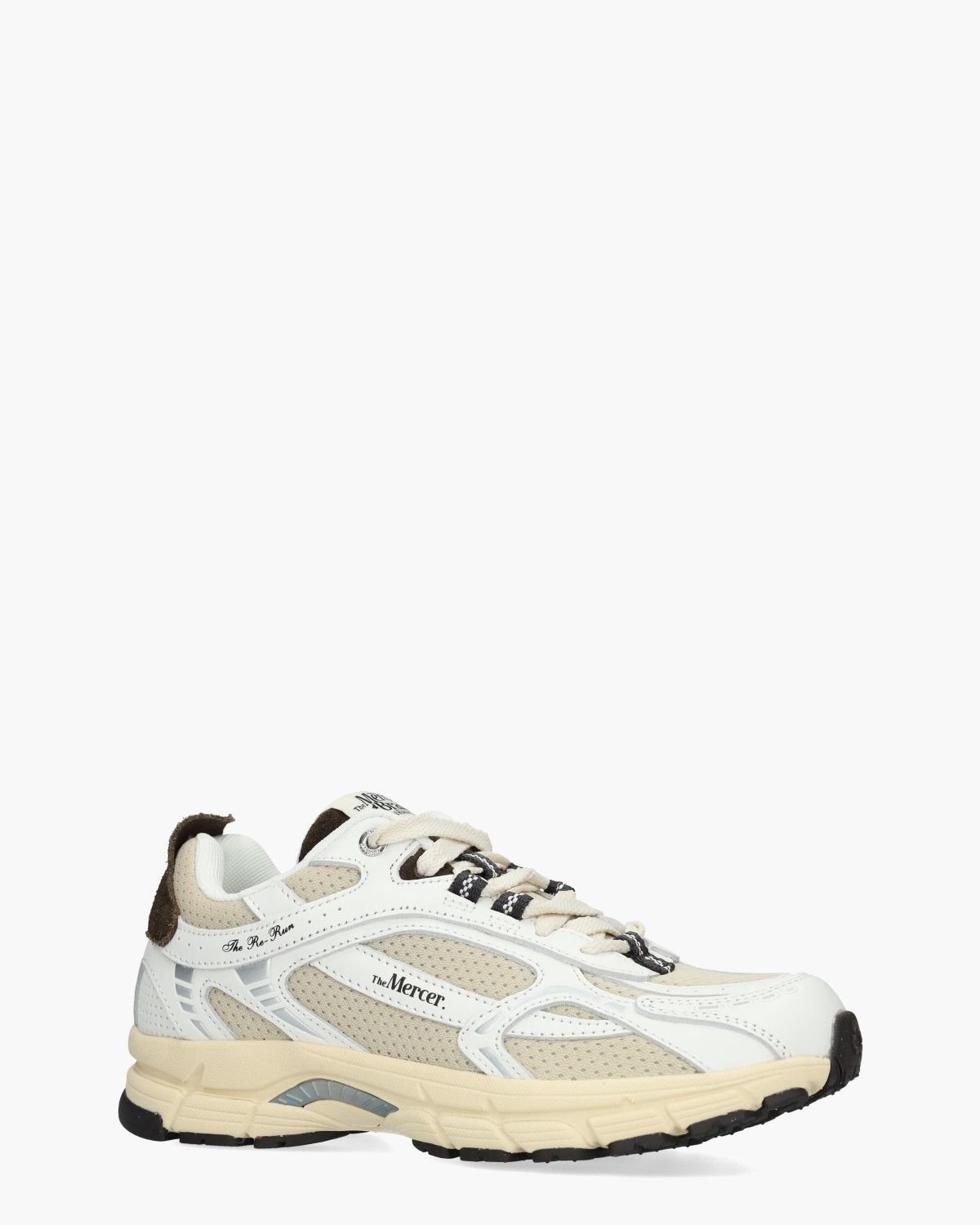 The Re-Run Vintage Wit/Beige Damessneakers