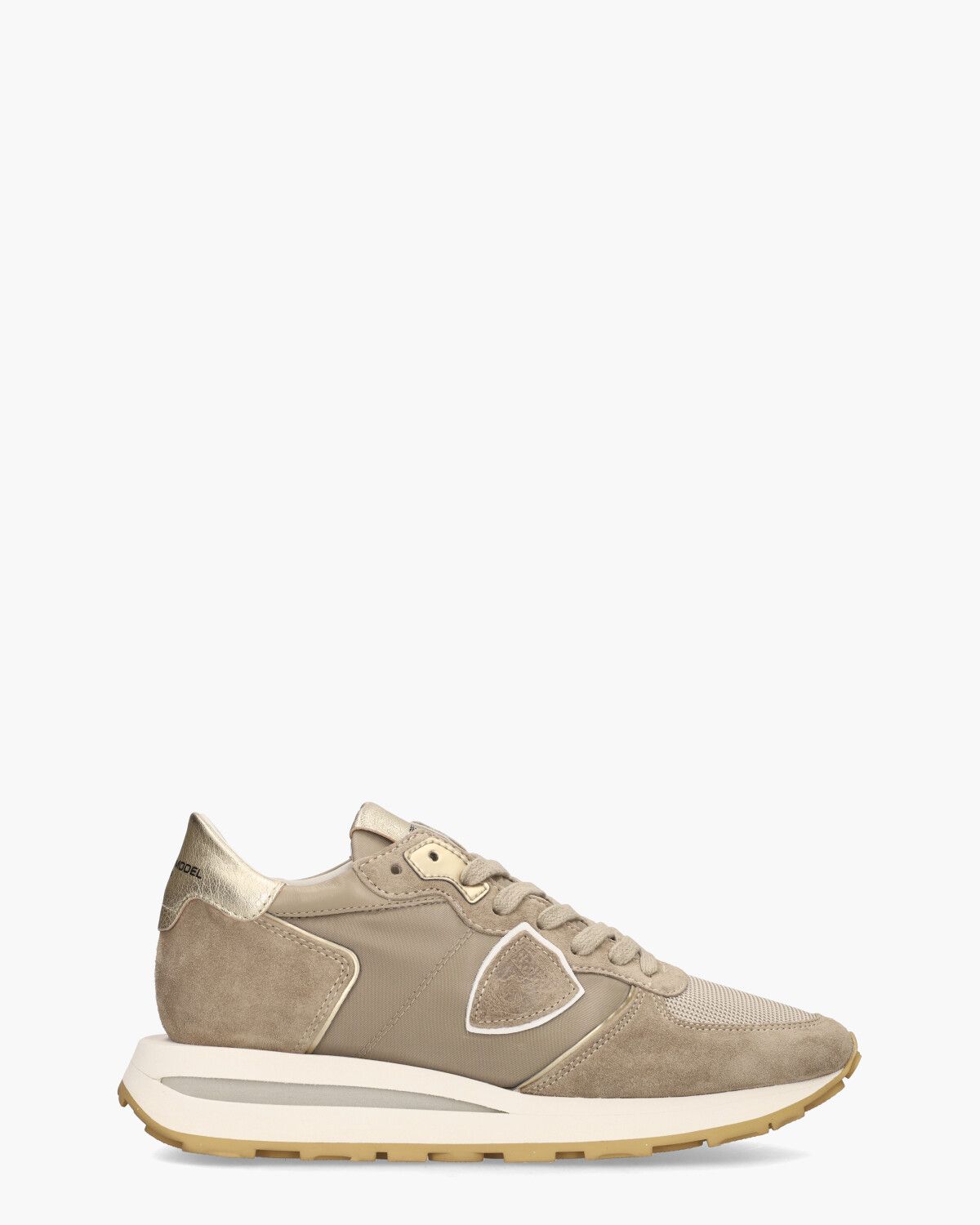 Tropez Haute Beige/Goud Damessneakers 