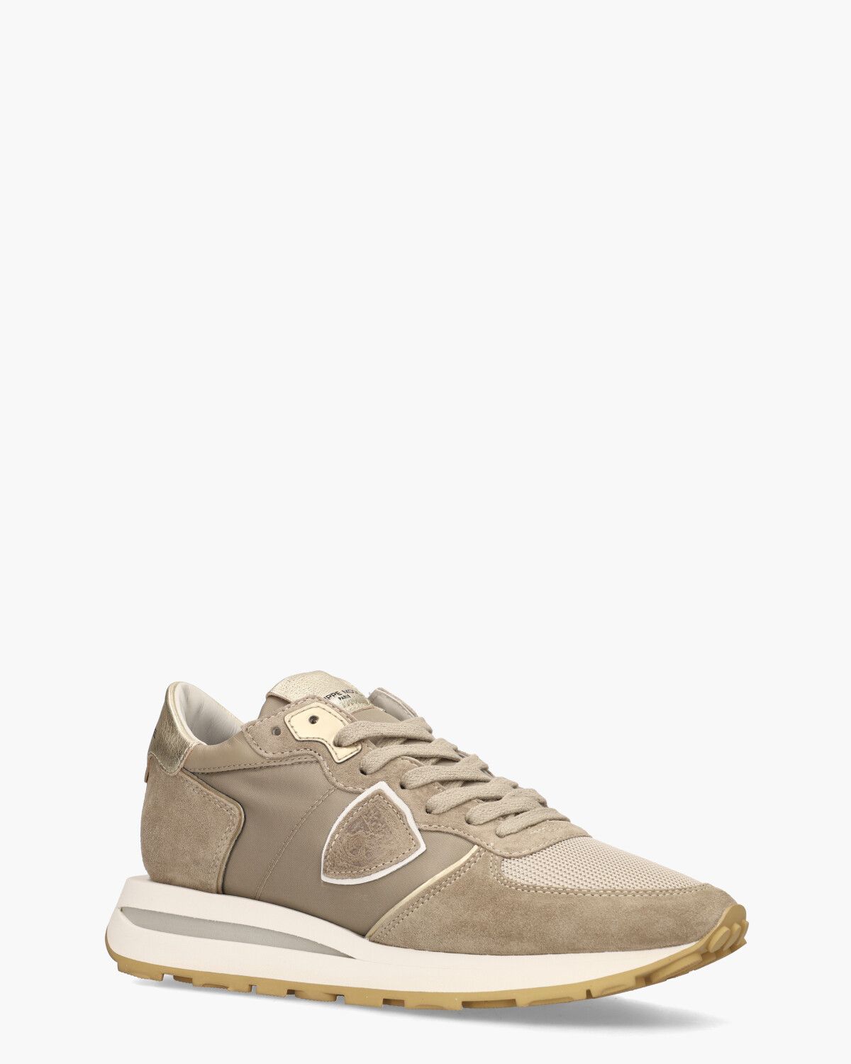Tropez Haute Beige/Goud Damessneakers 