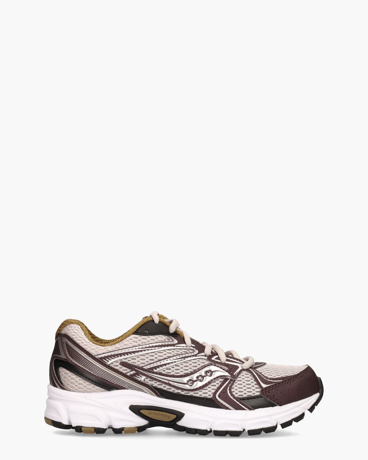 Ride Millennium Off-White/Bordeauxrood Damessneakers