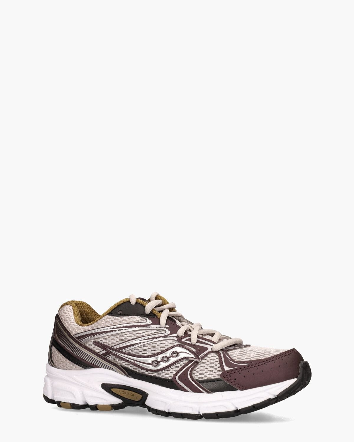 Ride Millennium Off-White/Bordeauxrood Damessneakers