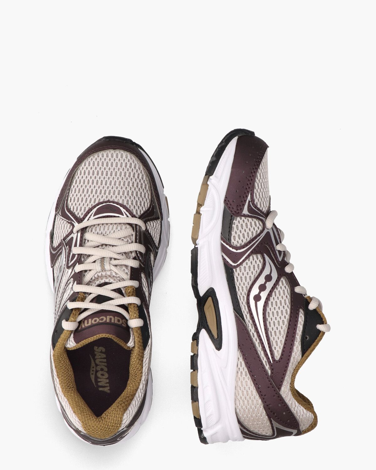 Ride Millennium Off-White/Bordeauxrood Damessneakers