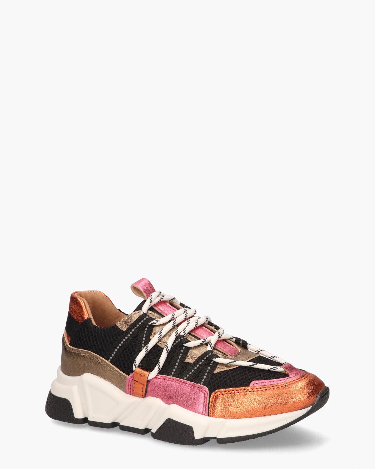 Los Angeles Zwart/Multicolor Damessneakers