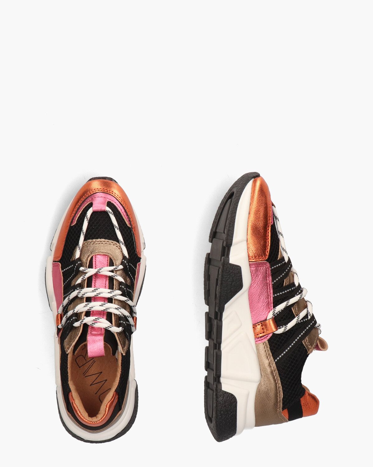 Los Angeles Zwart/Multicolor Damessneakers
