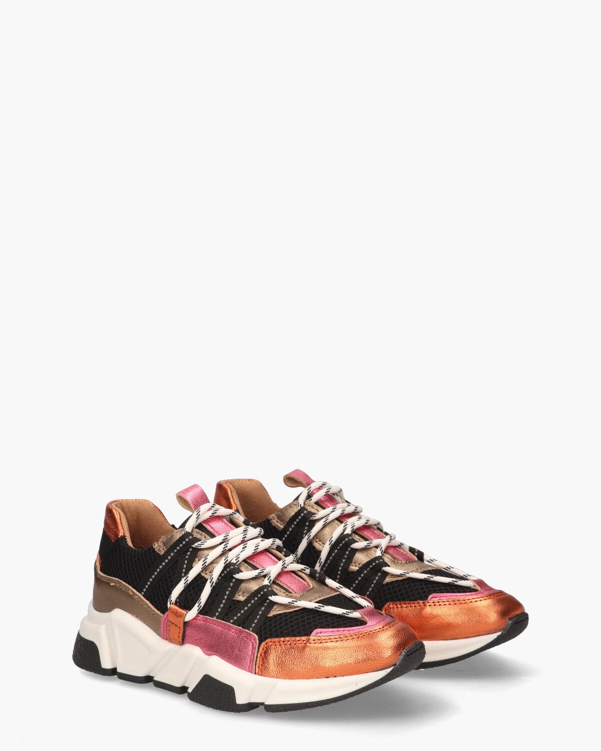 Los Angeles Zwart/Multicolor Damessneakers