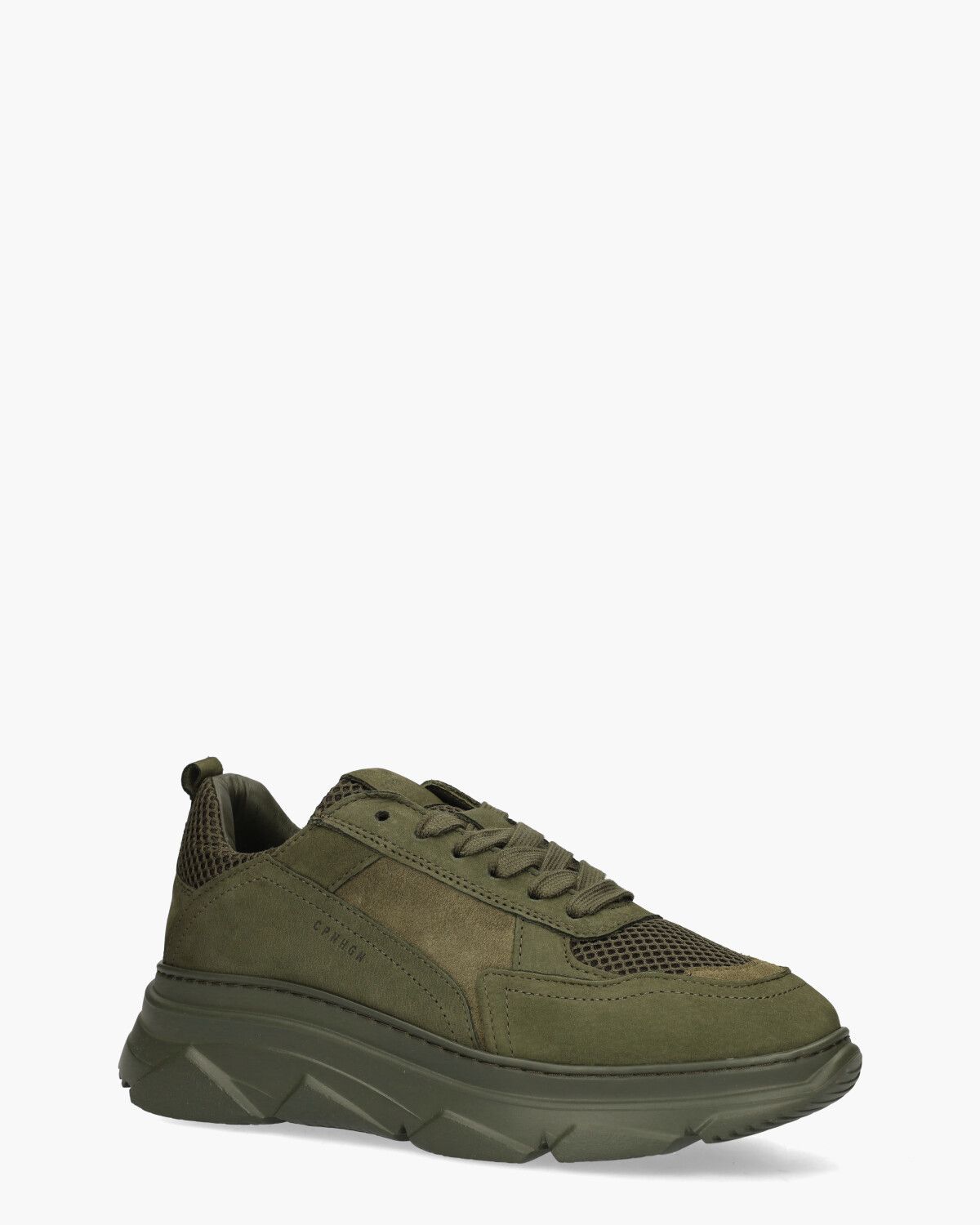 CPH40 Material Mix Groen Damessneakers