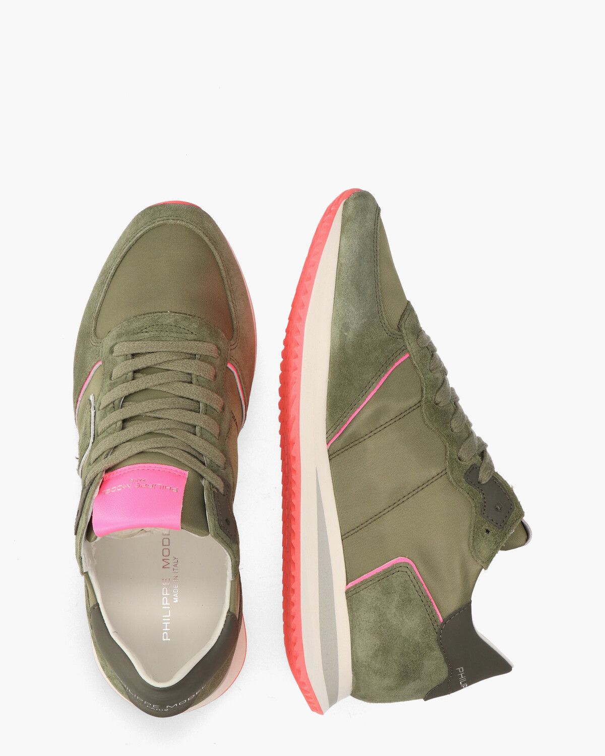 Tropez X Mondial Groen Damessneakers