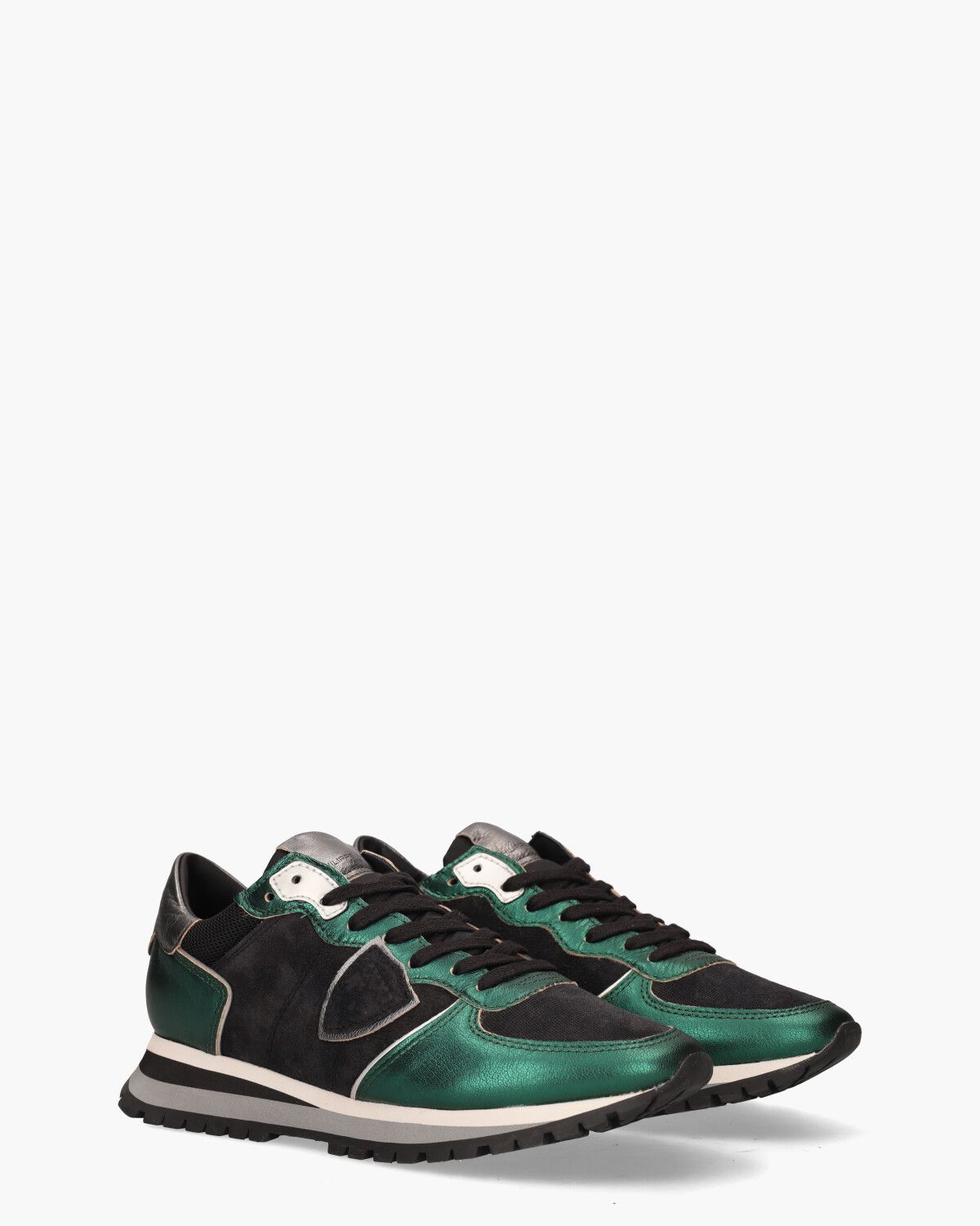 Philippe Model Tropez X Mondial Groen Zwart Damessneakers Van Arendonk