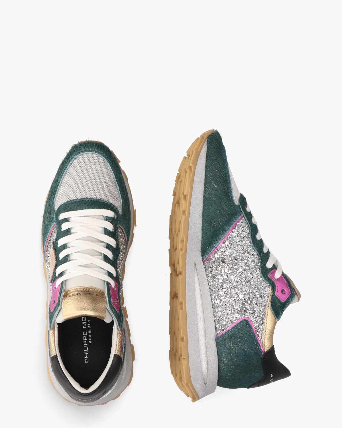 Tropez Haute Groen/Multicolor Damessneakers