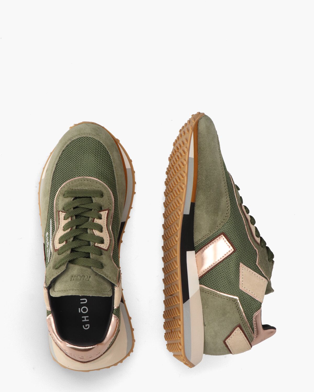 Ghoud Rush Groen Damessneakers Van Arendonk