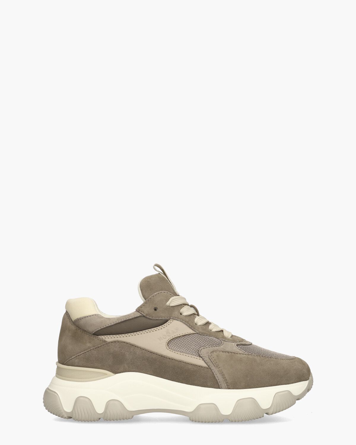 Hyperactive Bruin/Beige Damessneakers