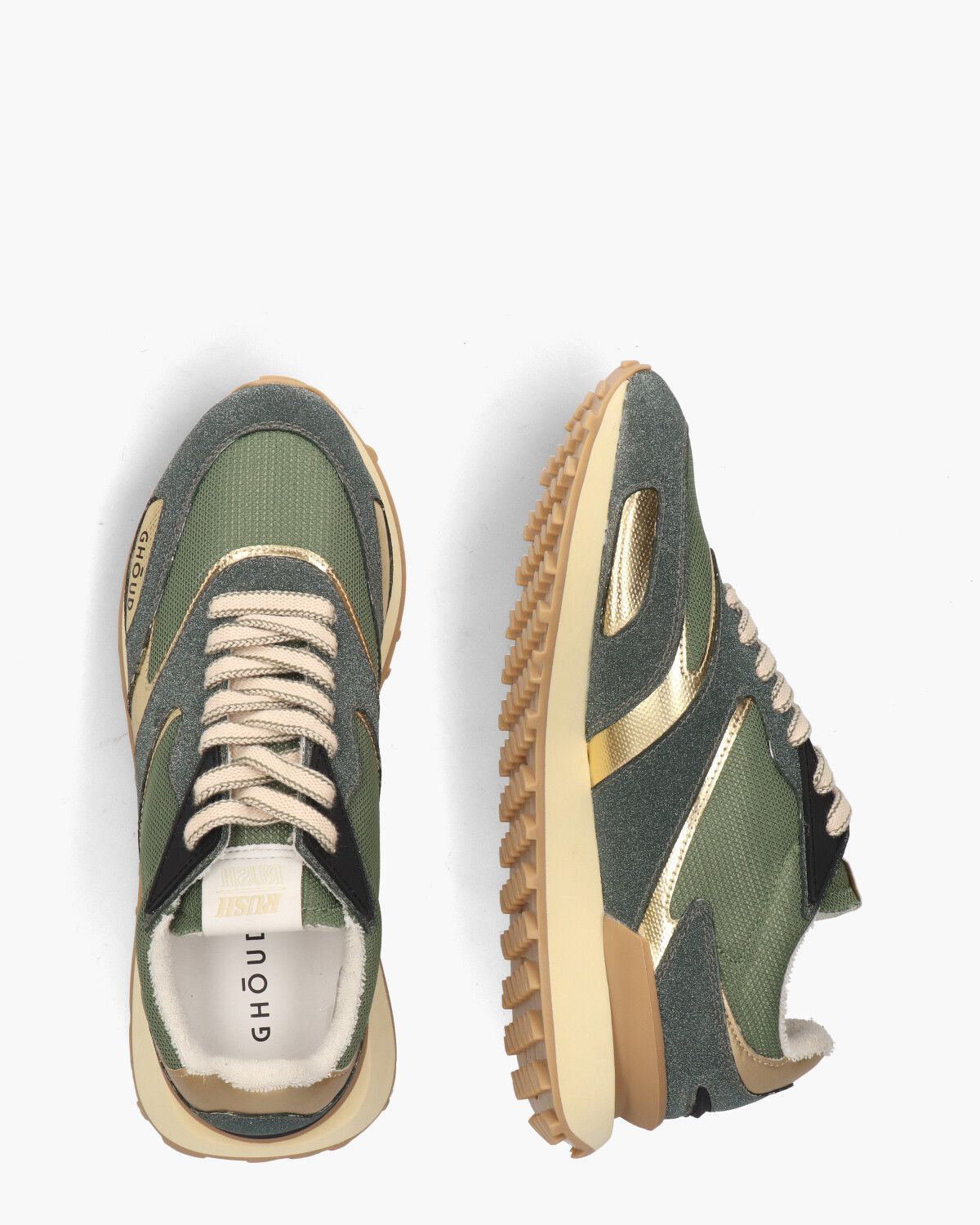 Rush One 2.0 Groen/Multicolor Damessneakers 