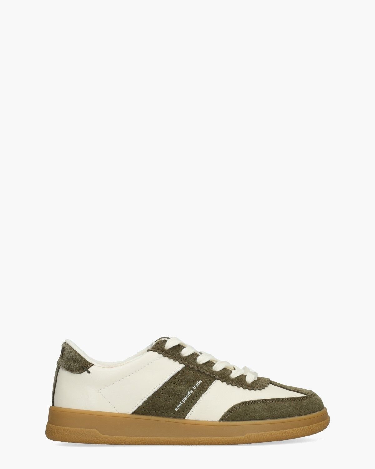 Santos Off-White/Groen Damessneakers
