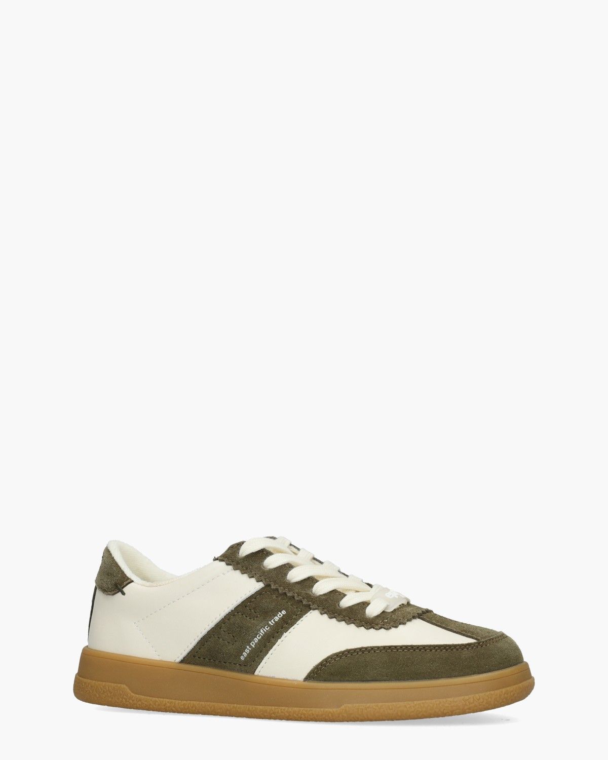 Santos Off-White/Groen Damessneakers