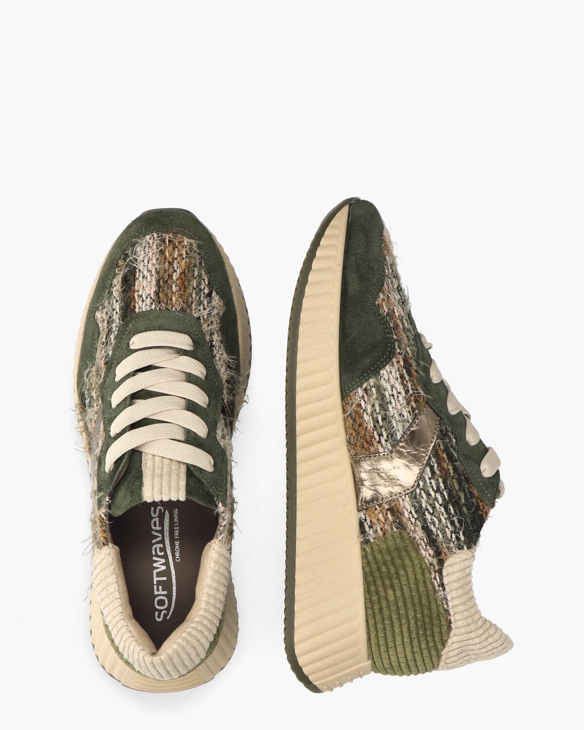 Alana Groen/Multi Damessneakers