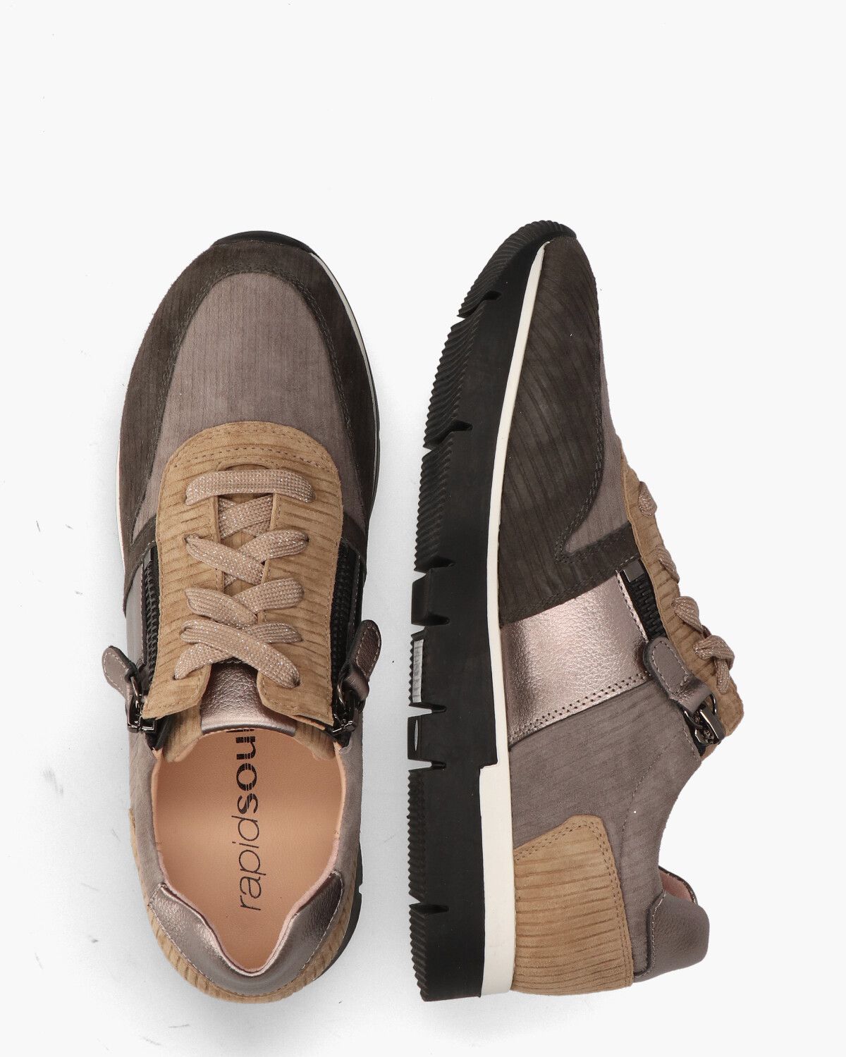 17939-19 Bruin Damessneakers