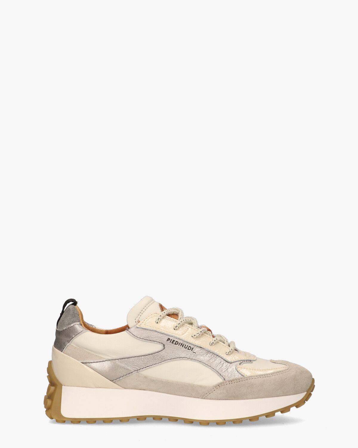 2691-01.07 Off-White/Zilver Damessneakers