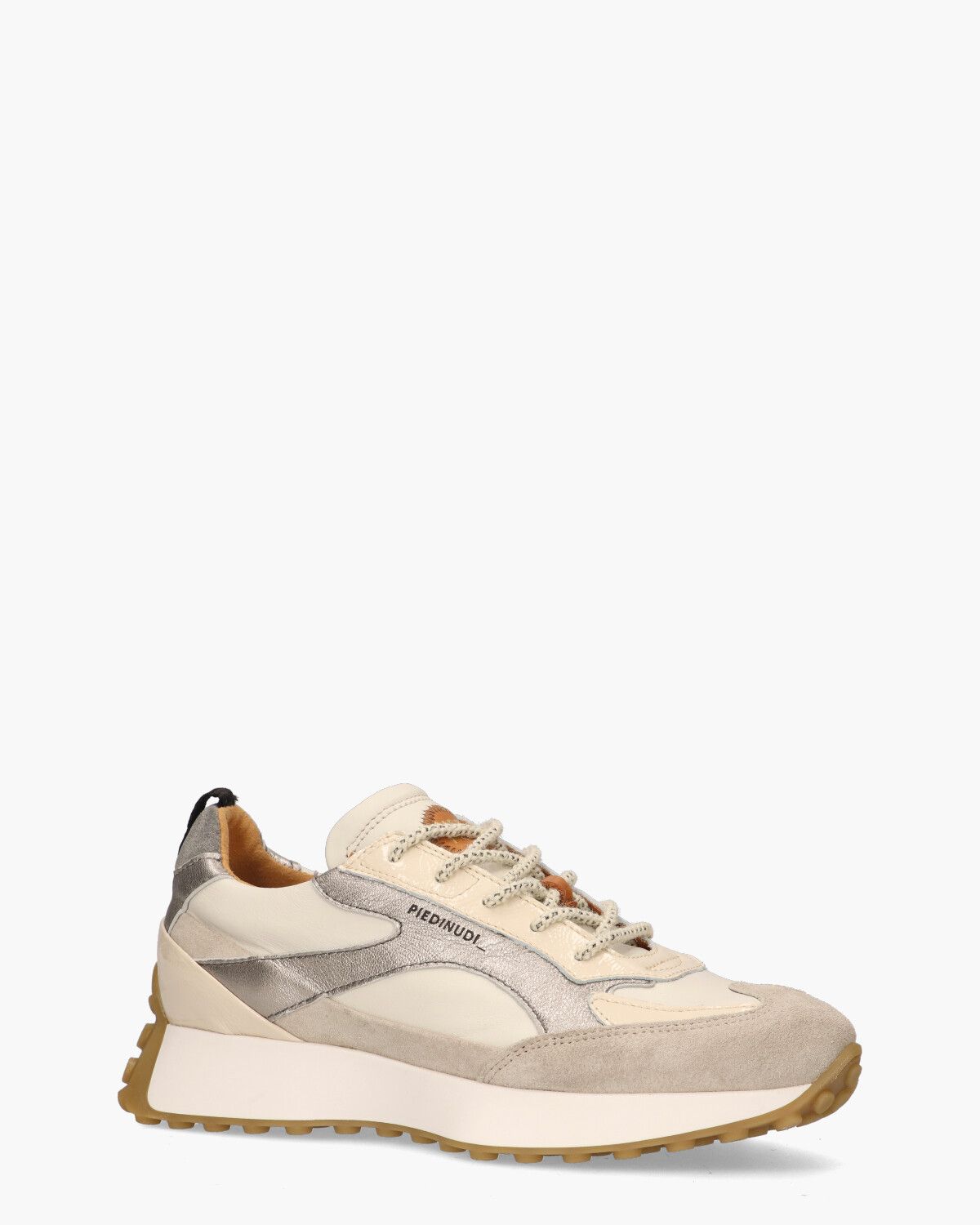 2691-01.07 Off-White/Zilver Damessneakers