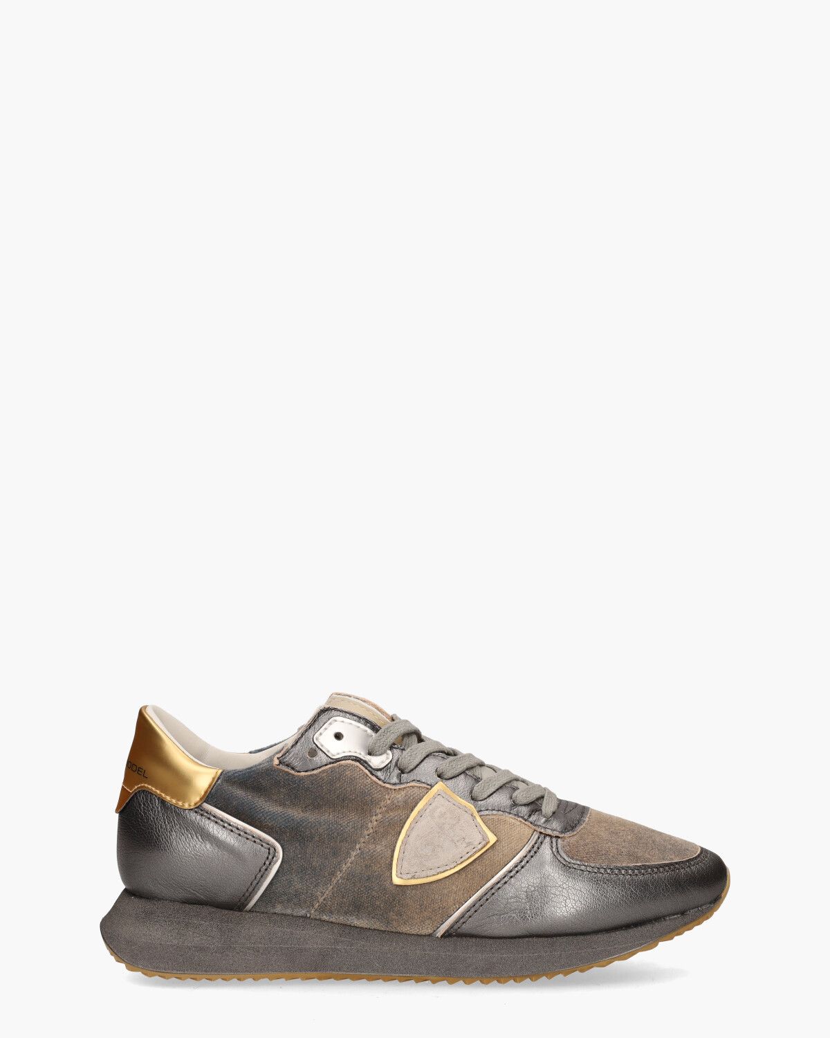 Tropez X Mondial Zilver/Beige Damessneakers