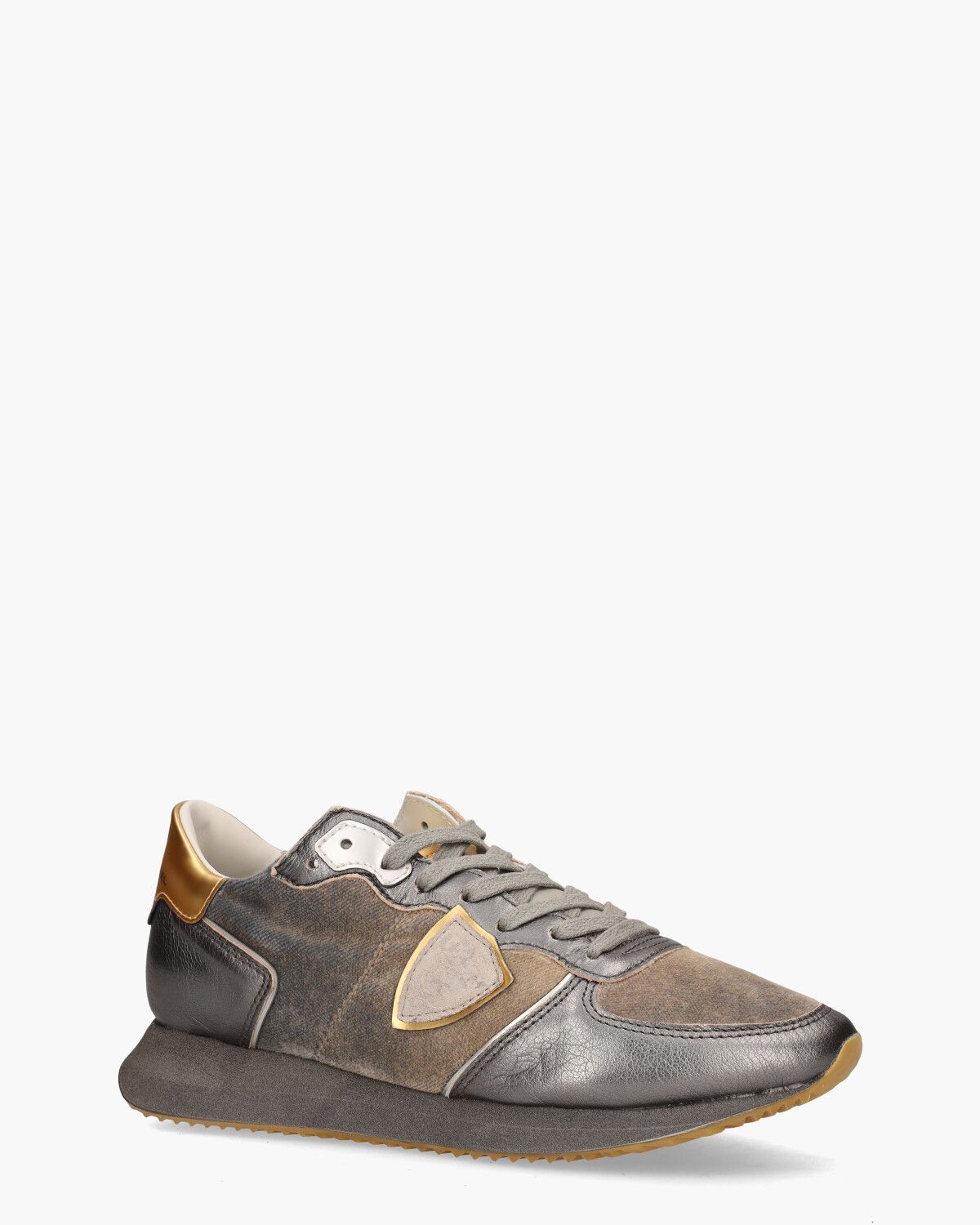 Tropez X Mondial Zilver/Beige Damessneakers