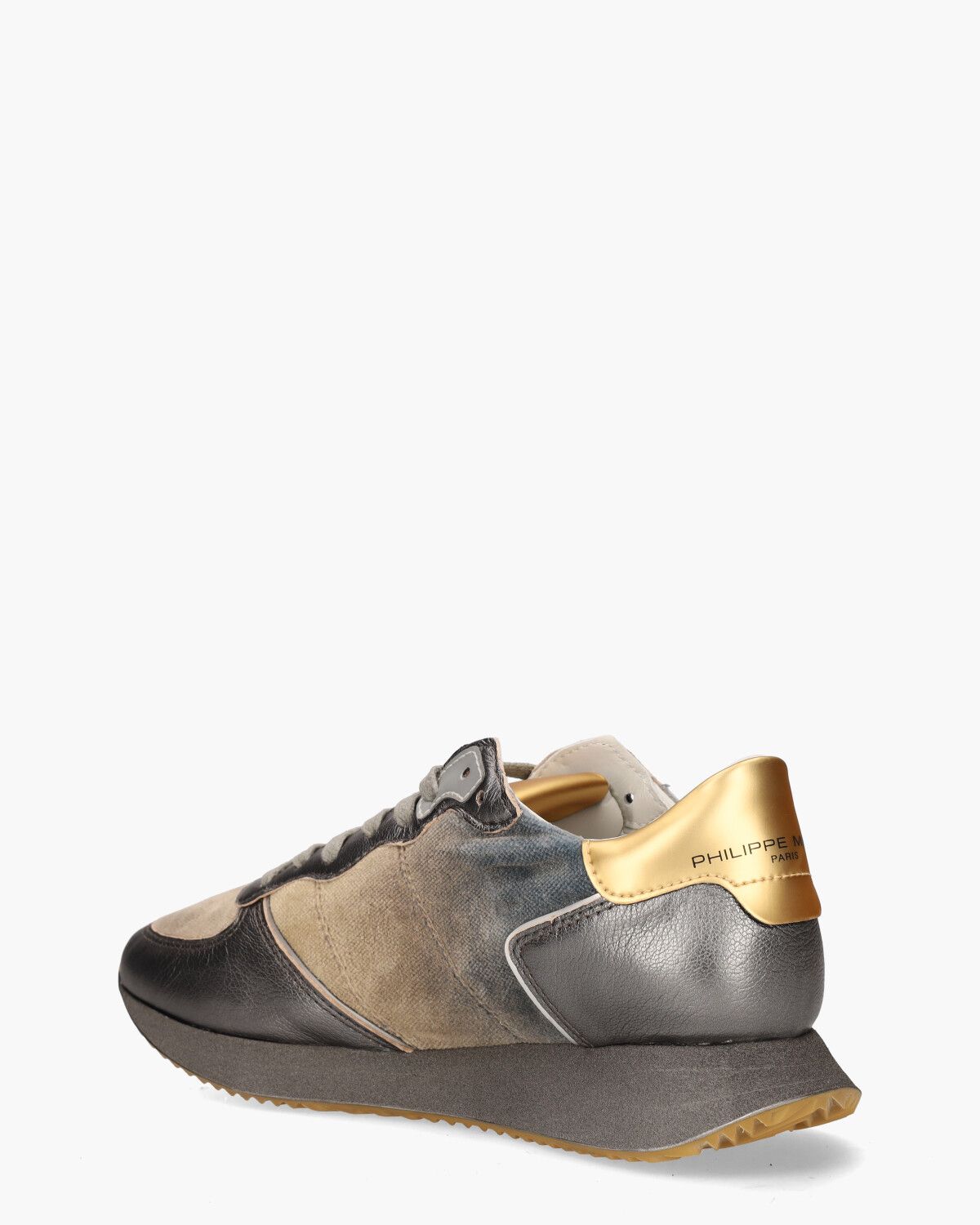 Tropez X Mondial Zilver/Beige Damessneakers