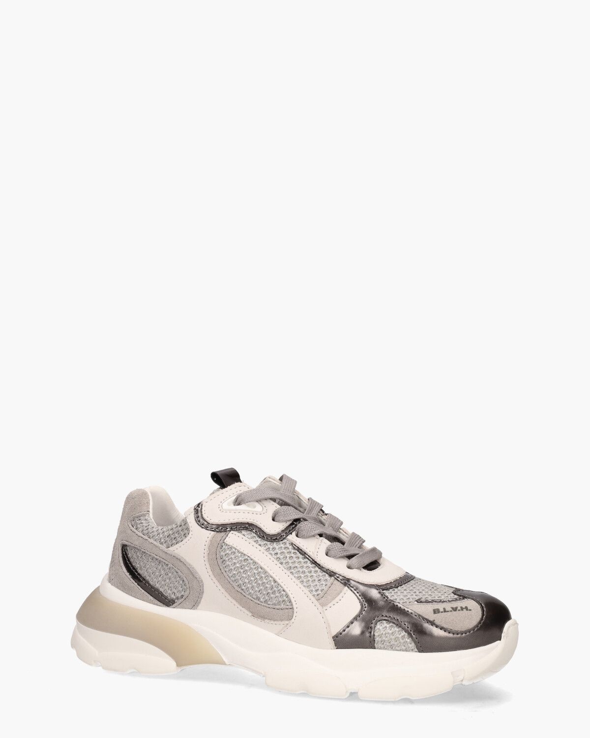 Muriel Wit/Grijs Damessneakers