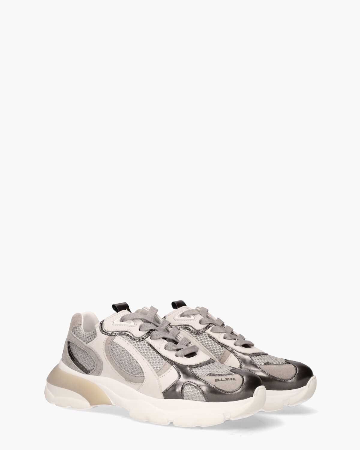 Muriel Wit/Grijs Damessneakers